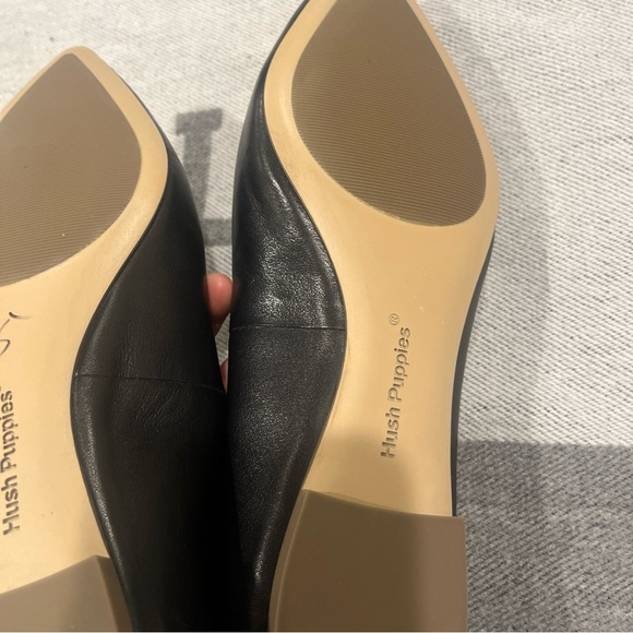 Hush Puppies Black Flats - Picture 7 of 8